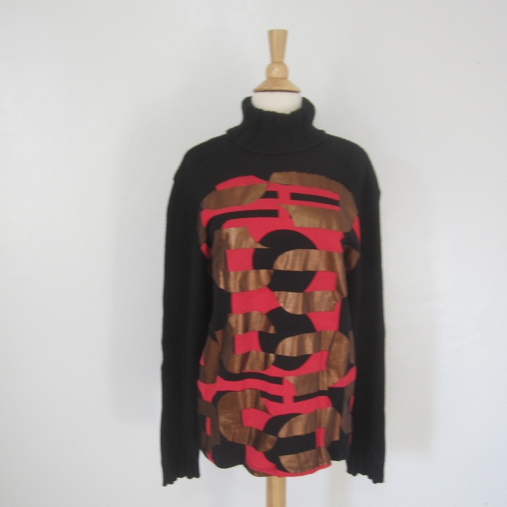 Custo Barcelona Pullover Turtleneck Sweater 4/XL